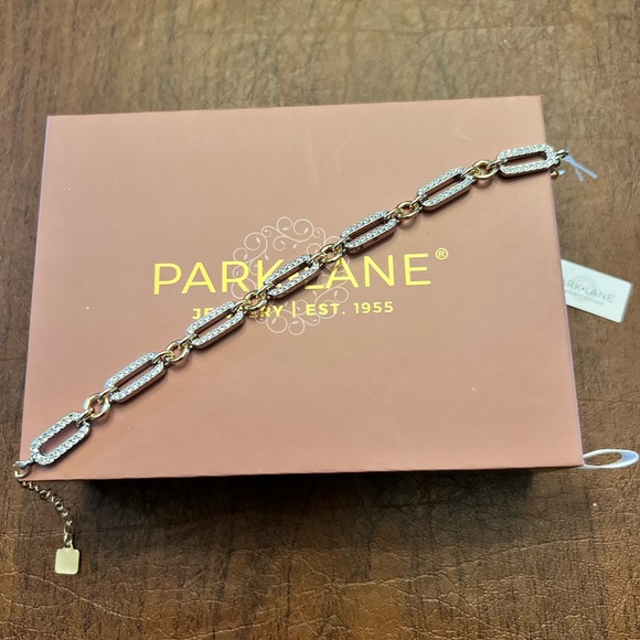 Park Lane Icelux Mixed Metal Gold and Silver Chain Bracelet | New - Picture 4 of 5